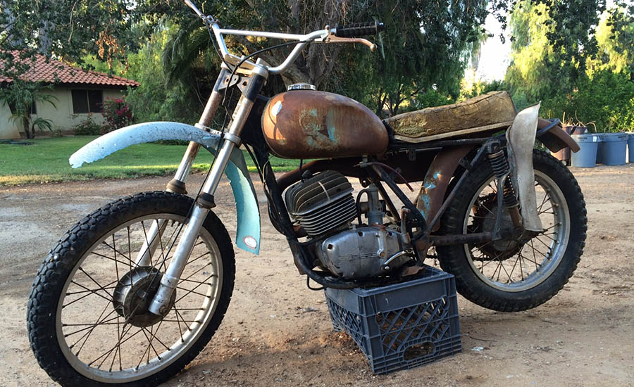 1974 Cz 250 Enduro Before