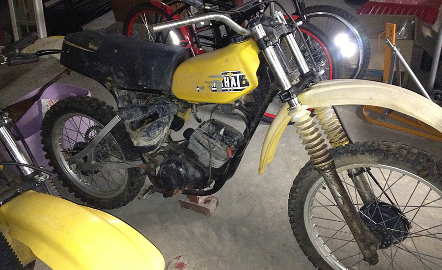 1978 Yamaha Yz125e Before