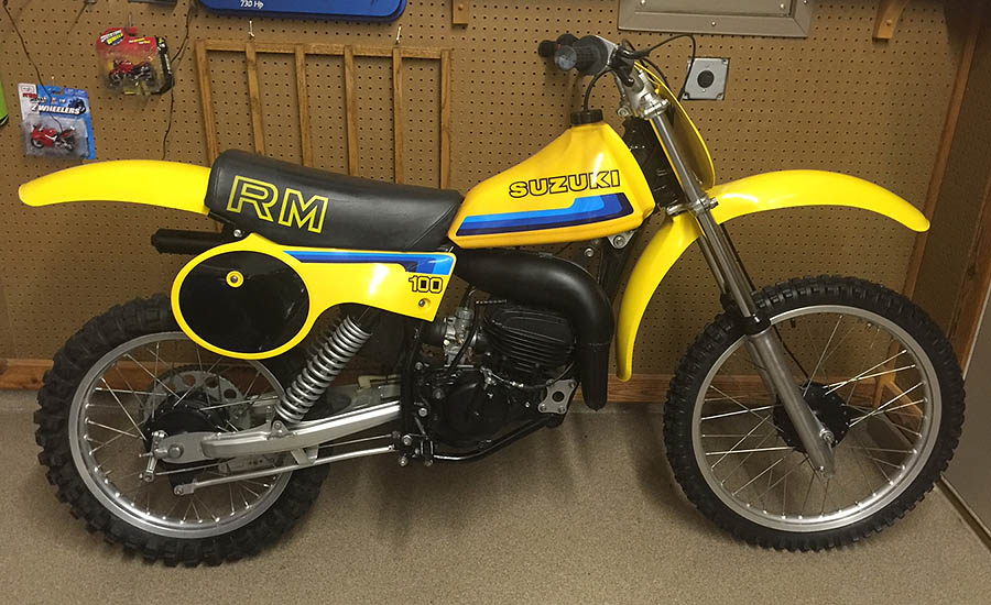 1980 Suzuki Rm100 After